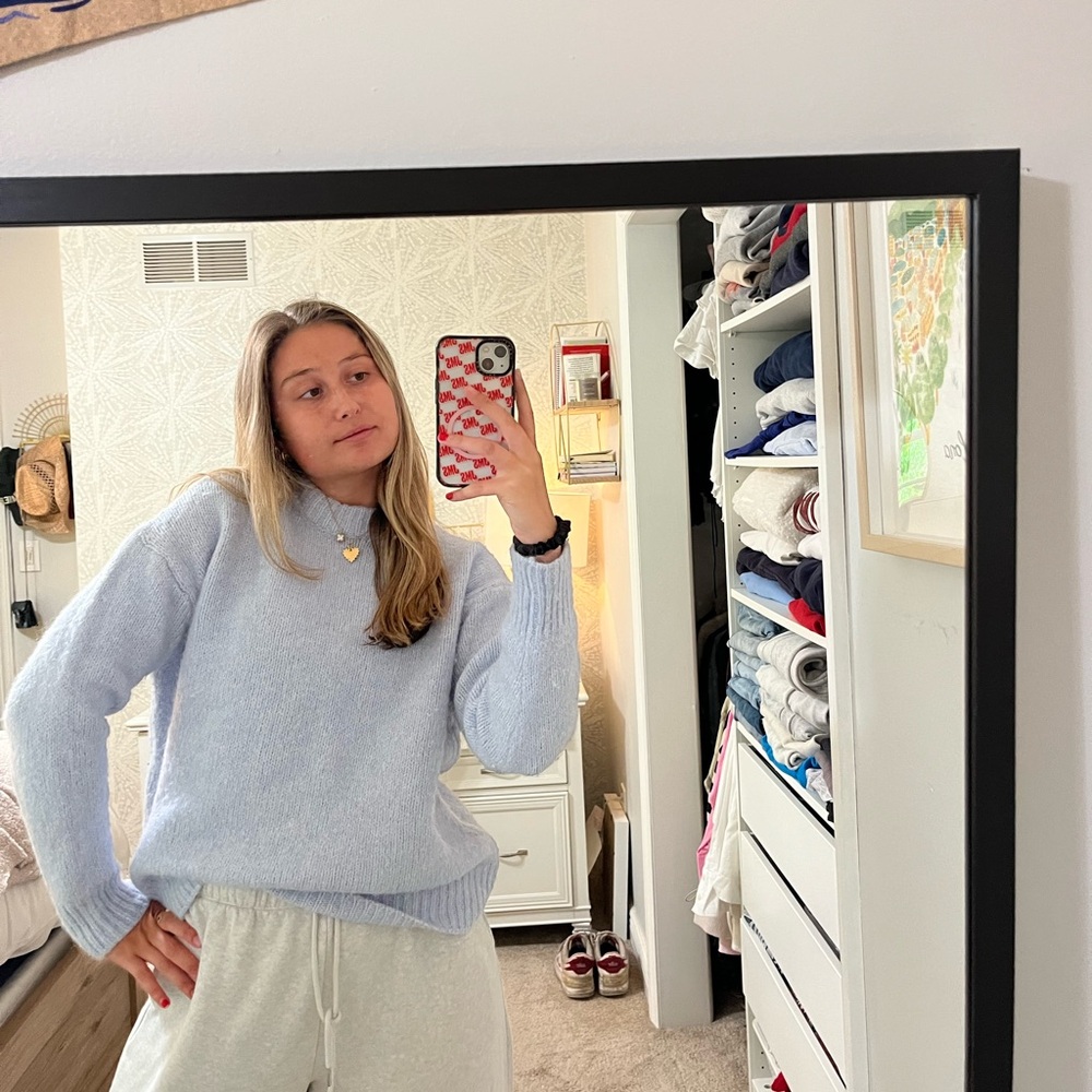 Zara blue sweater